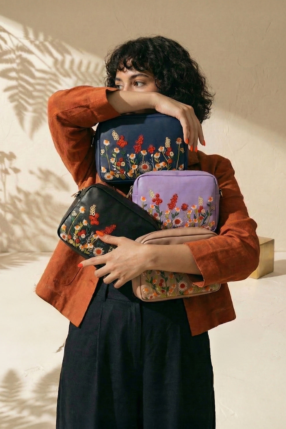 Embroidered Premium Crossbody Bag Under 1499 Best For Gifting 