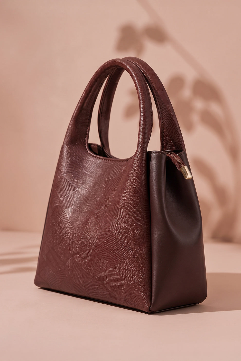 Fineur Shoulder Bag Frost - Dark Brown