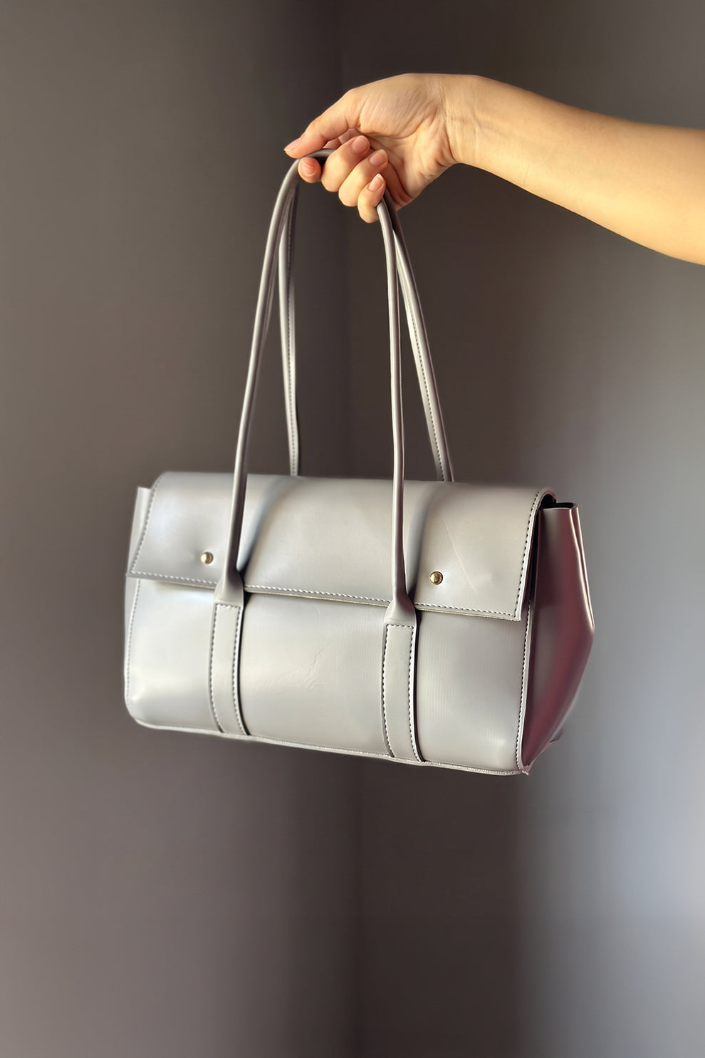 Fineur Shoulder Bag Mari - Gray