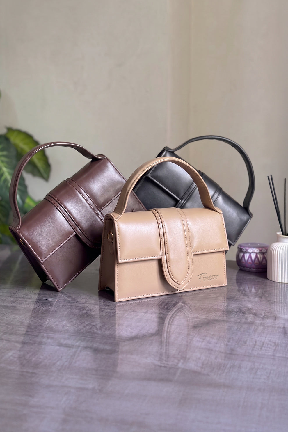 Fineur Handbag Bambyno - Brown