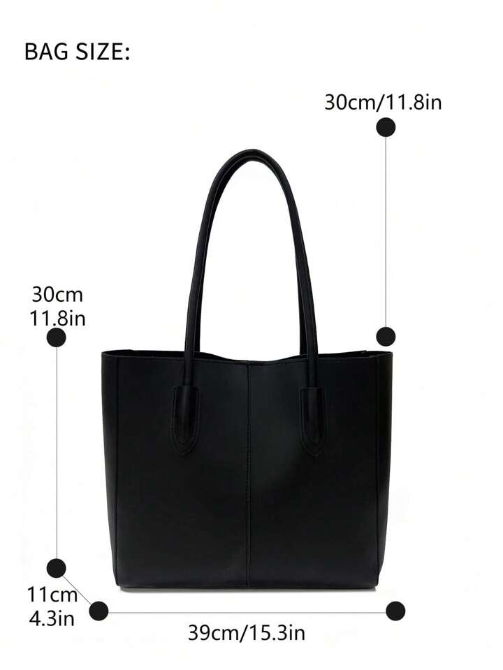 Fineur ~ Everyday Tote Bag ~ Black