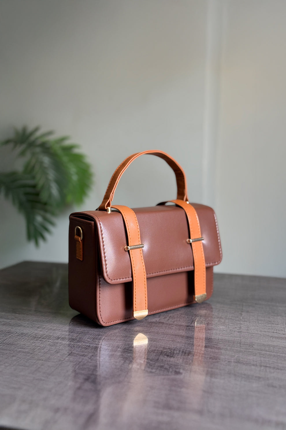 Fineur Handbag Melora - Mocha Brown