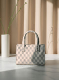 Fineur HandBag Mini Checkered - Beige