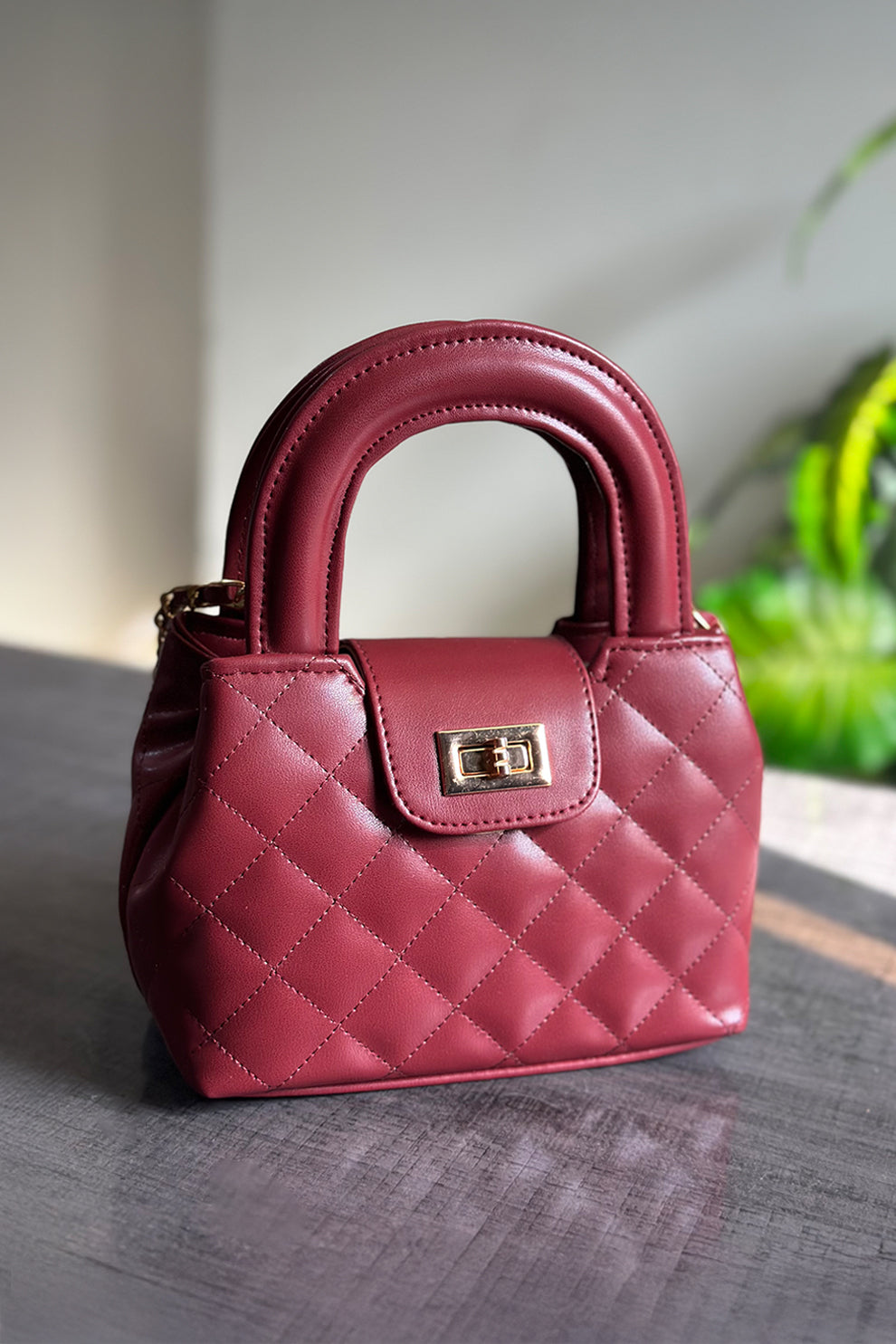 Fineur HandBag Fiora - Cherry Red