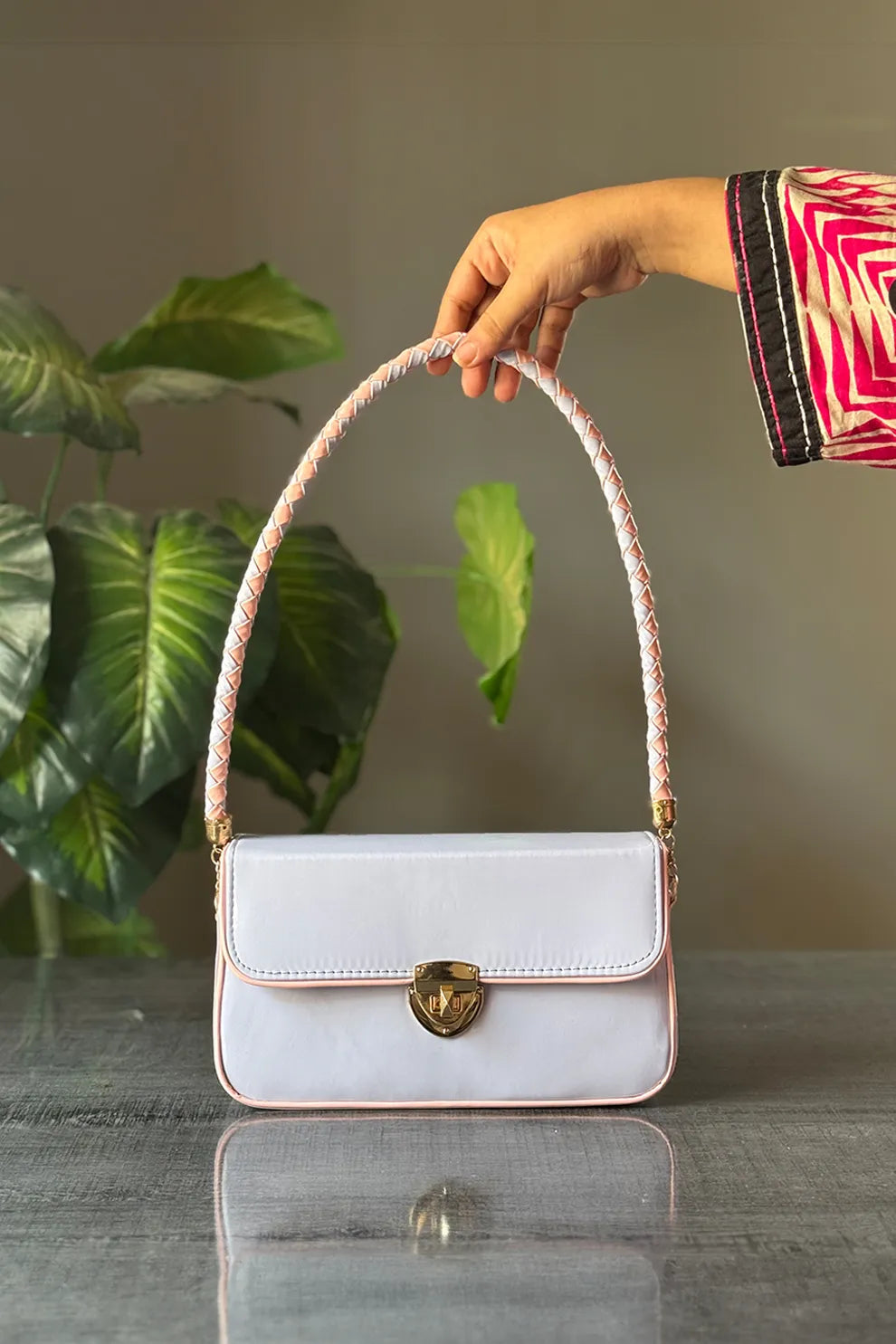 Fineur Shoulder Bag Sheen - Lilac