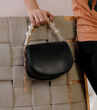 Fineur - Handbag Midnight Pearl Charm - Black