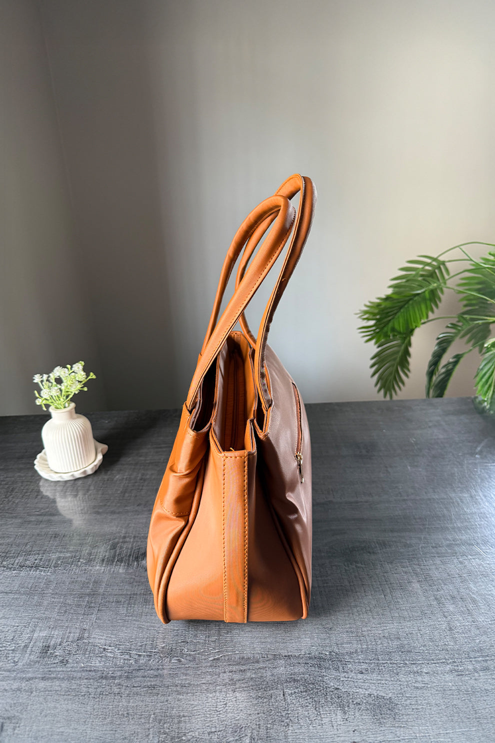 Fineur Shoulder Bag Puffy - Brown