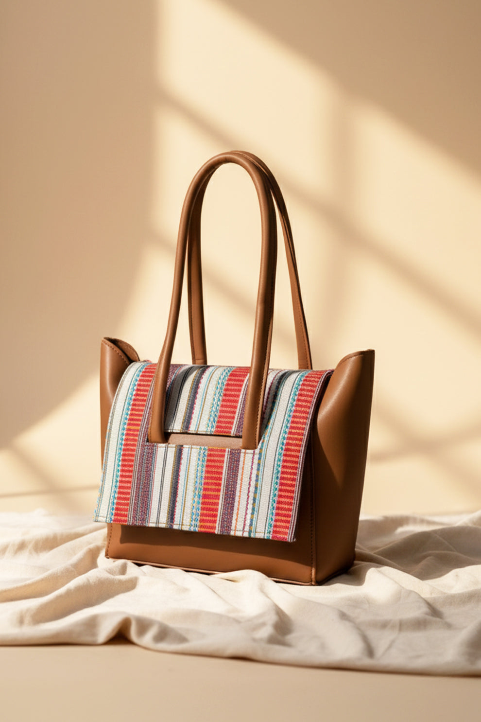 Fineur Two Style Shoulder Bag - Brown