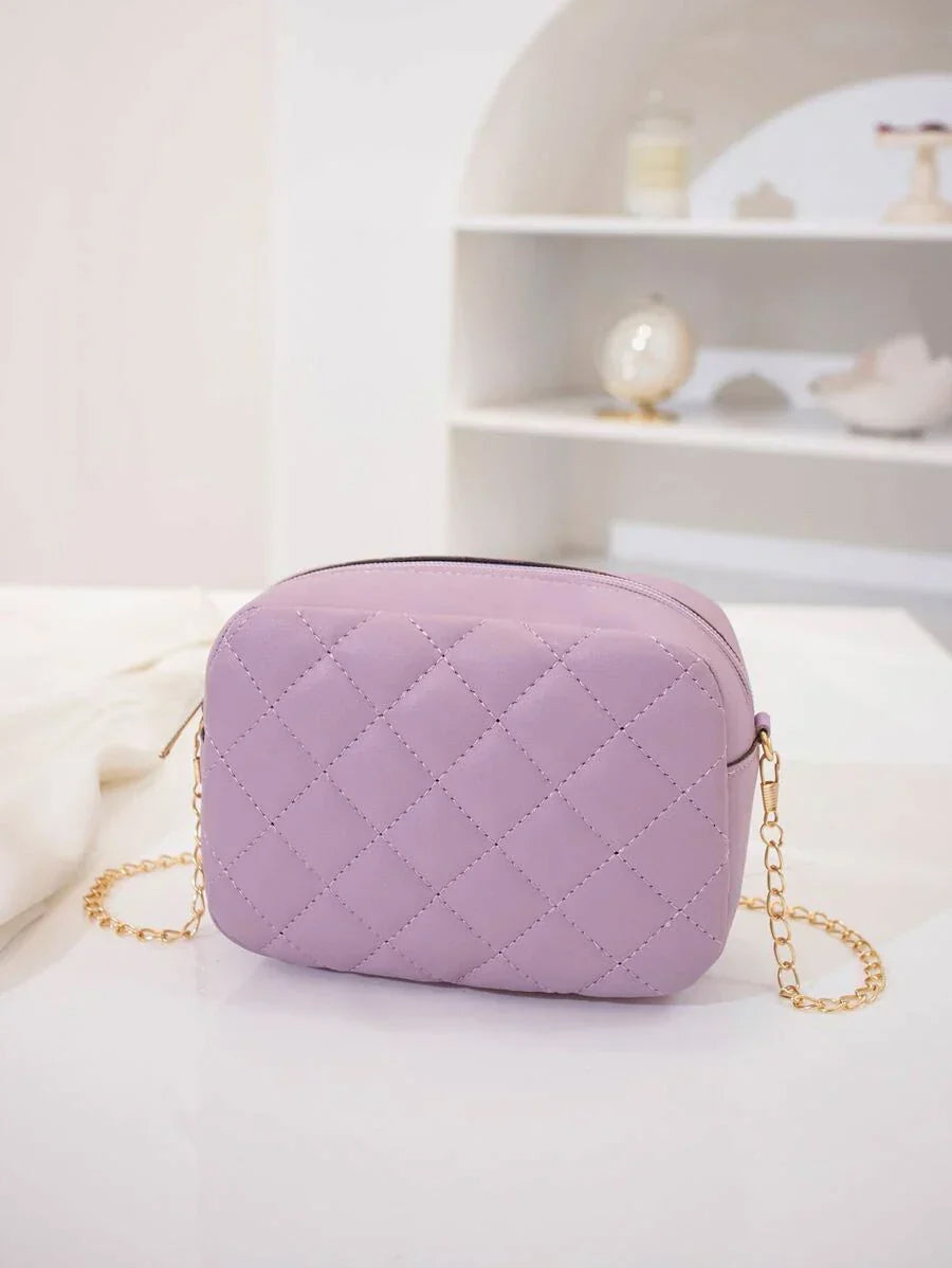 Urban Chic Crossbody Bag - Lilac