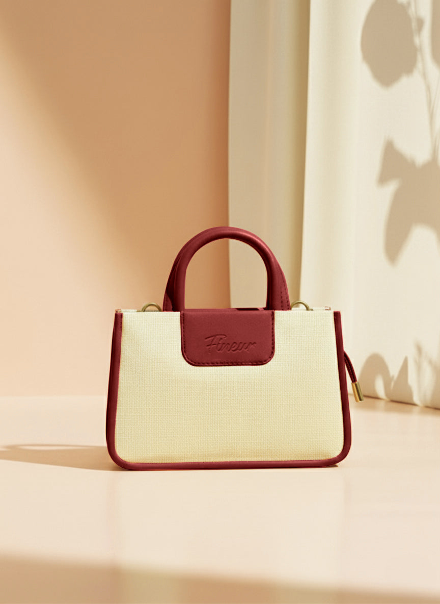 Fineur HandBag Haze - Maroon