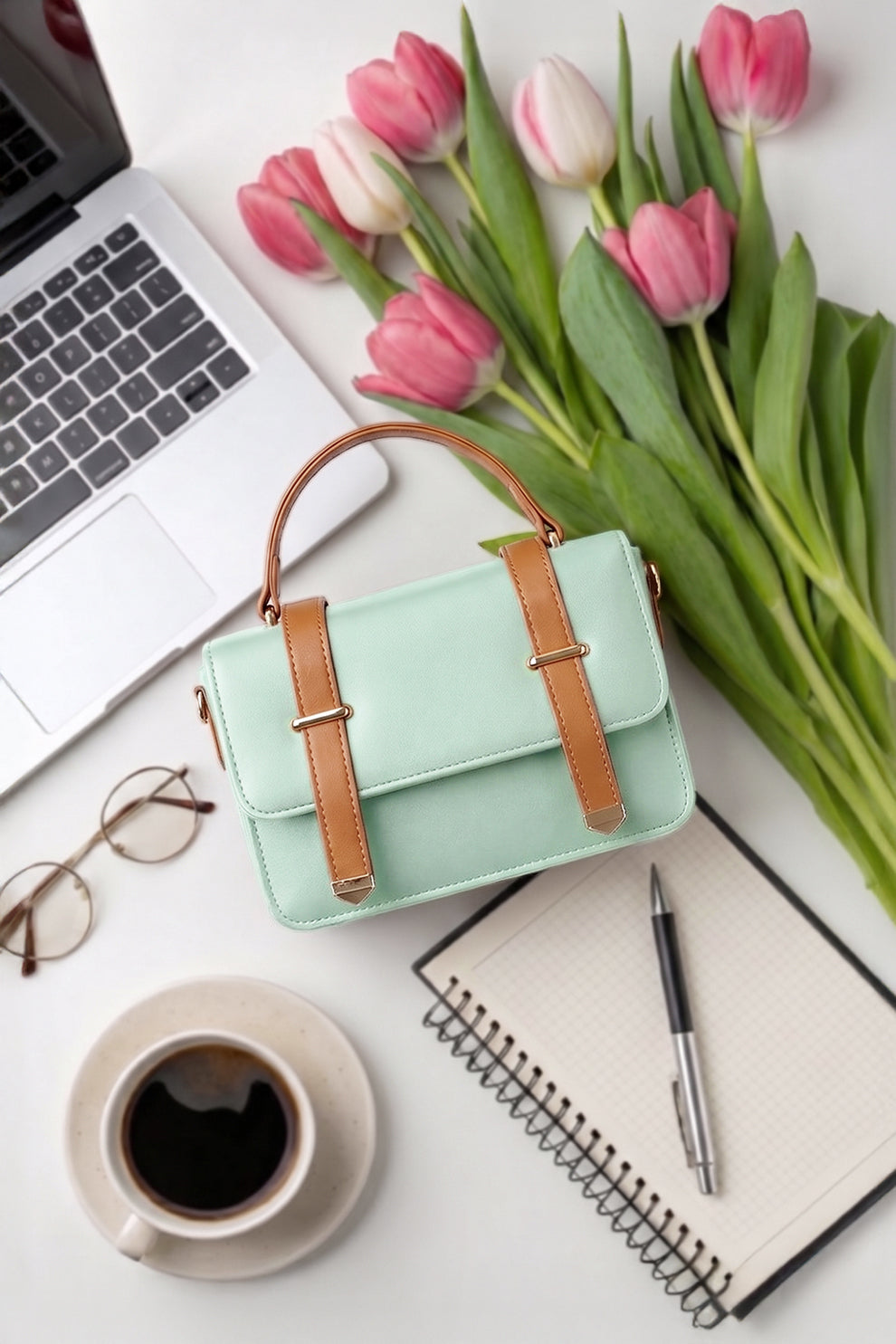 Fineur Handbag Melora - Mint Green