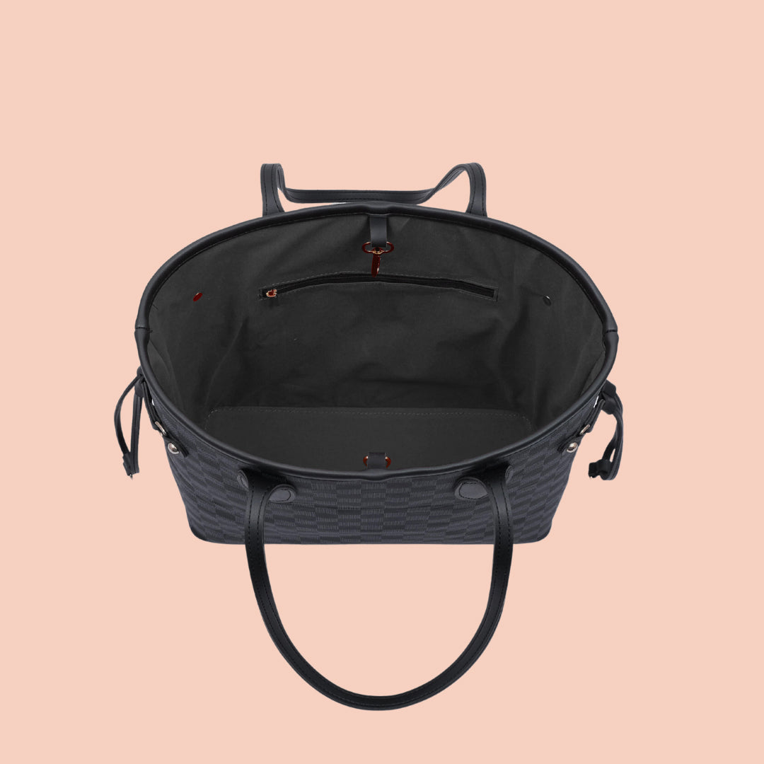 Fineur - Duo Crossbody & Tote Bag - Black