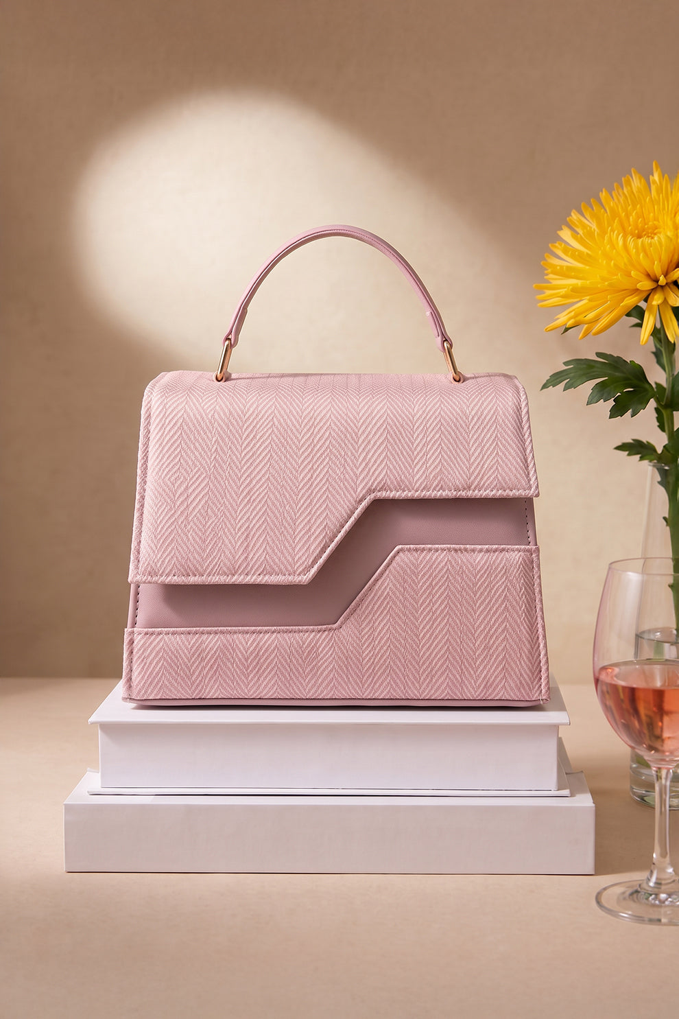 Fineur HandBag Liana - Nude Pink