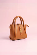 Truffle Charm Handbag - Dark Brown