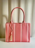 Fineur Mini Canvas Tote Breeze pink Striped