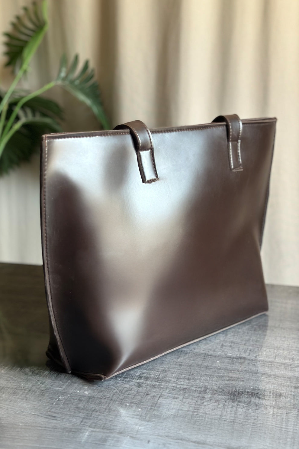 Fineur Tote Alexa - Dark Brown