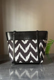 Fineur Shoulder Canvas Bag ZigWave - Black