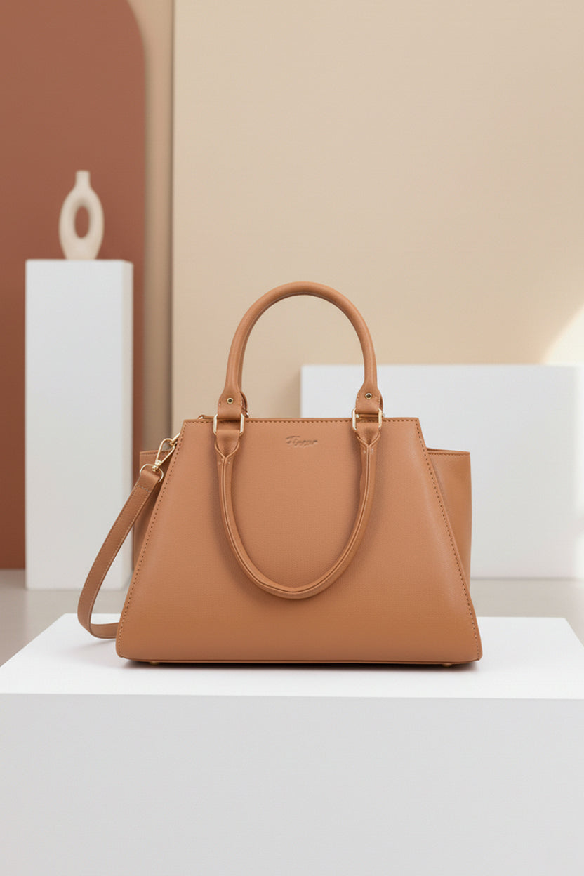 Fineur - Shoulder Bag Curve Grace - Light Brown