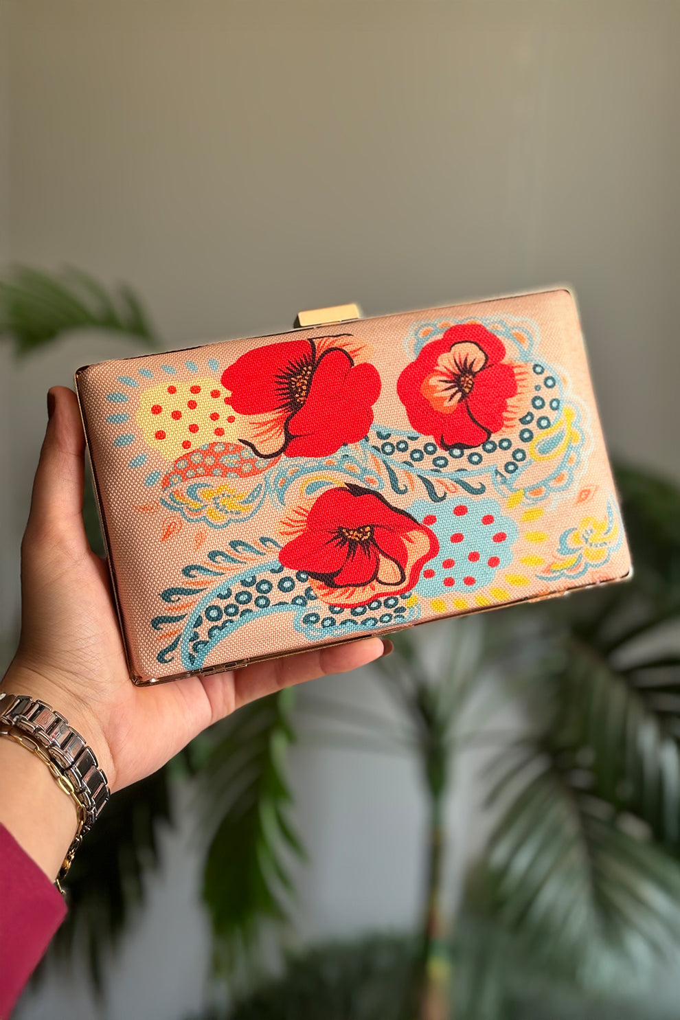 Fineur Clutch Poppy Passion