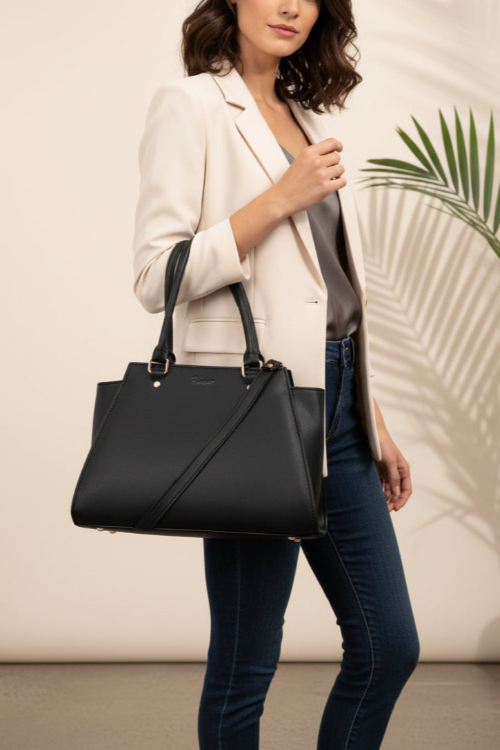 Fineur -Shoulder Bag  Curve Grace - Black