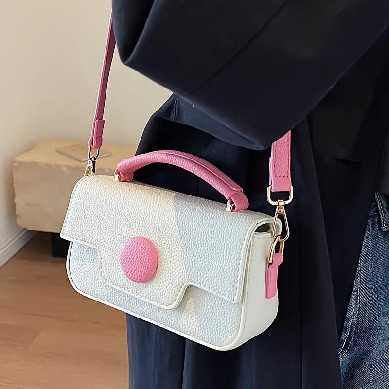 Fineur - Dot Luxe Crossbody Bag - White