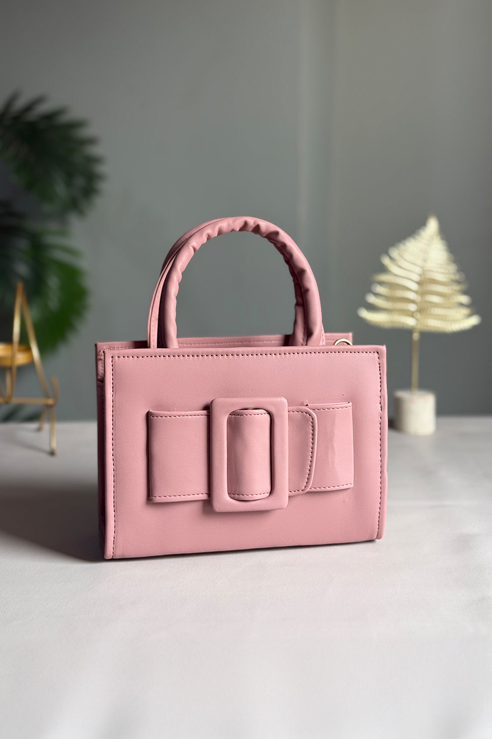 Fineur Mini Handbag Cubi - Blush Pink