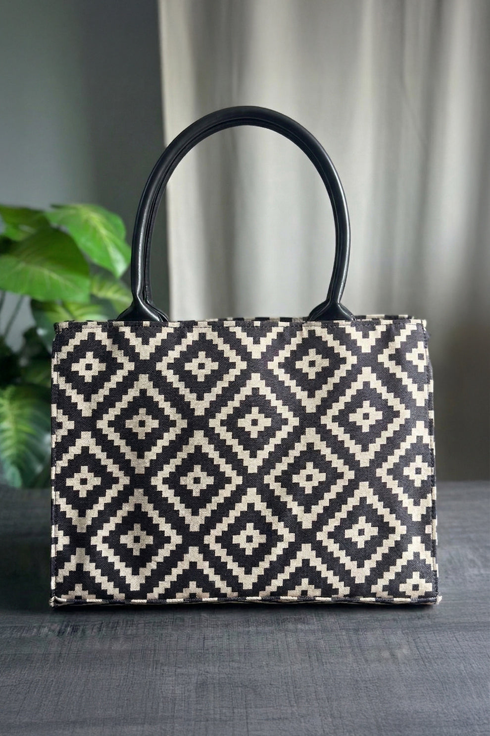 Fineur Canvas Tote Dune Diamond