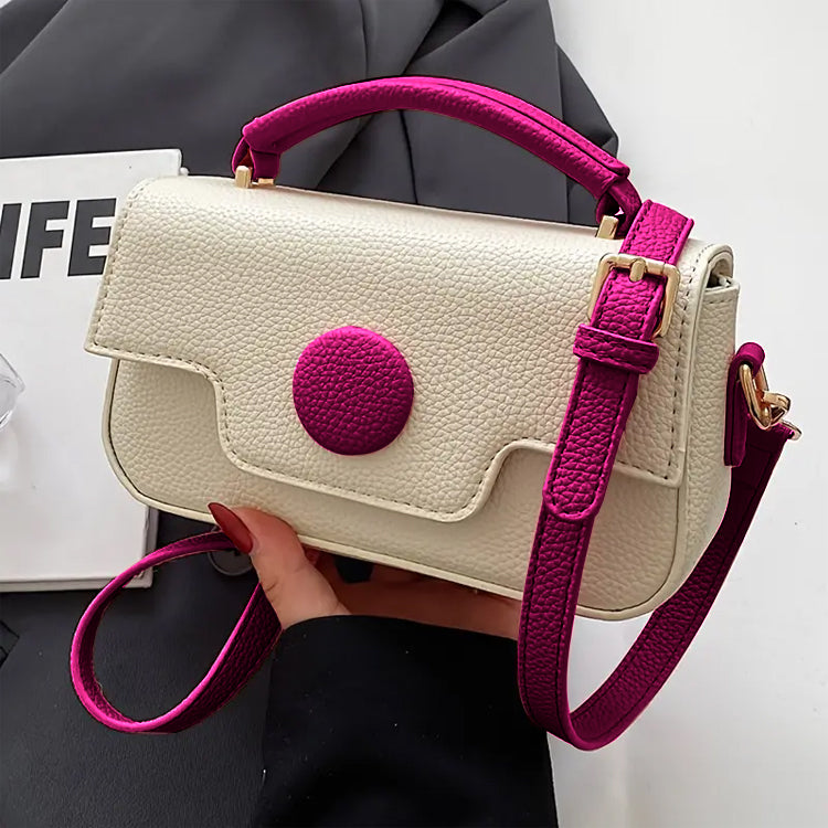 Fineur - Dot Luxe Crossbody Bag - White