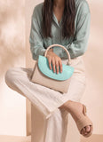 Fineur Handbag Stella Knot - Cyan