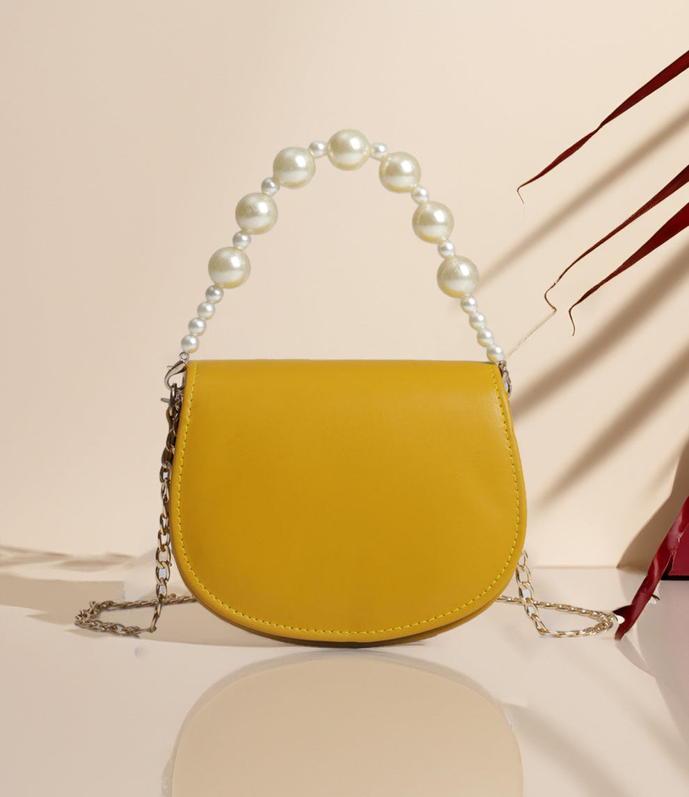 Affordable handbag with pearl detail for women by Fineur