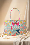 Fineur Canvas Tote Rainbow Mosaic