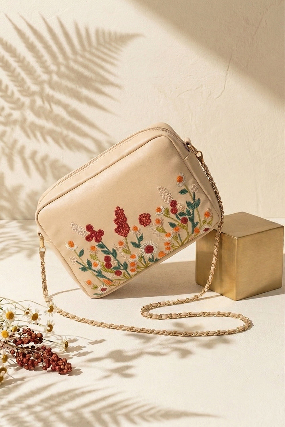 Embroidered Premium Crossbody Bag Under 1499 Best For Gifting 