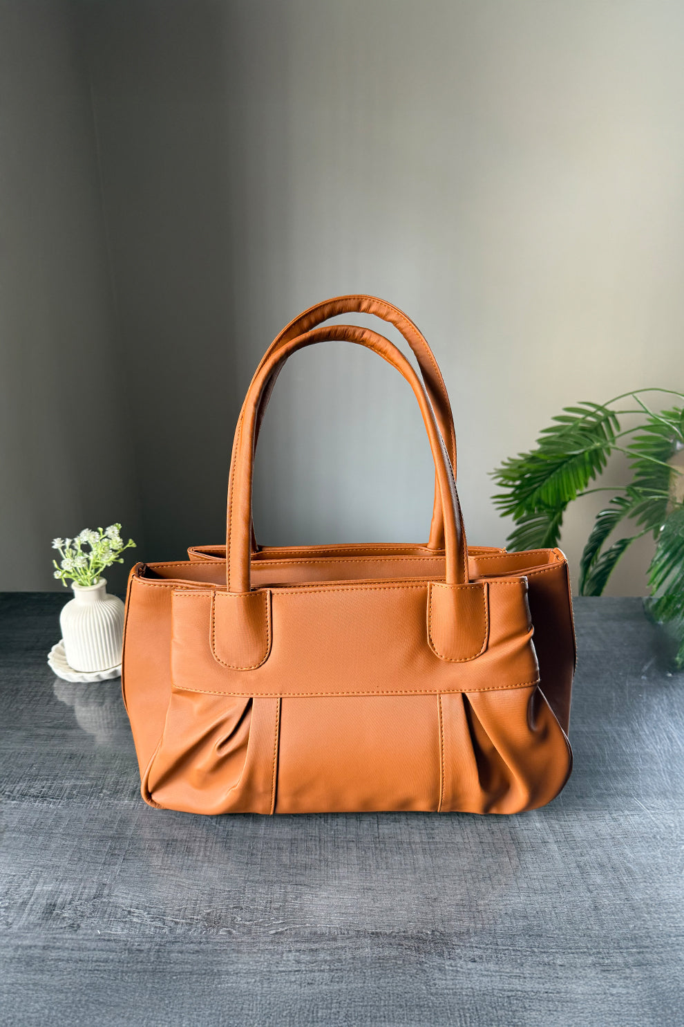 Fineur Shoulder Bag Puffy - Brown