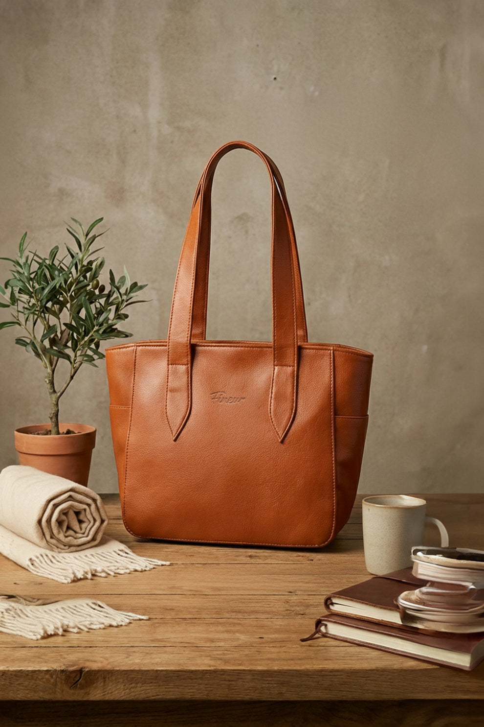 Fineur Shoulder Bag Rust