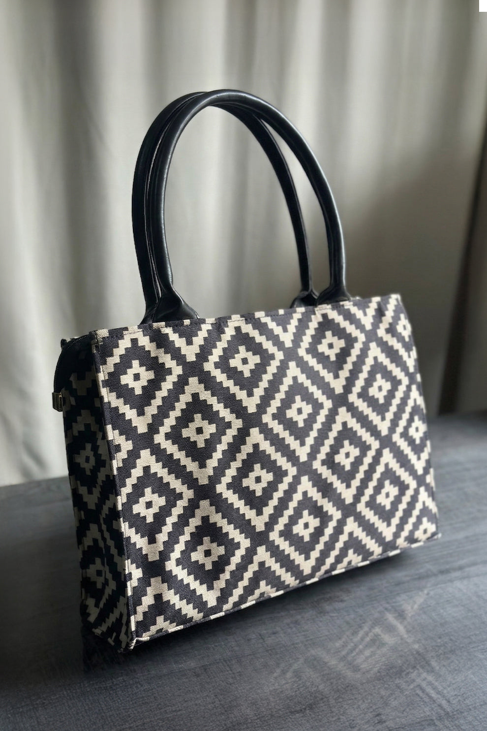 Fineur Canvas Tote Dune Diamond