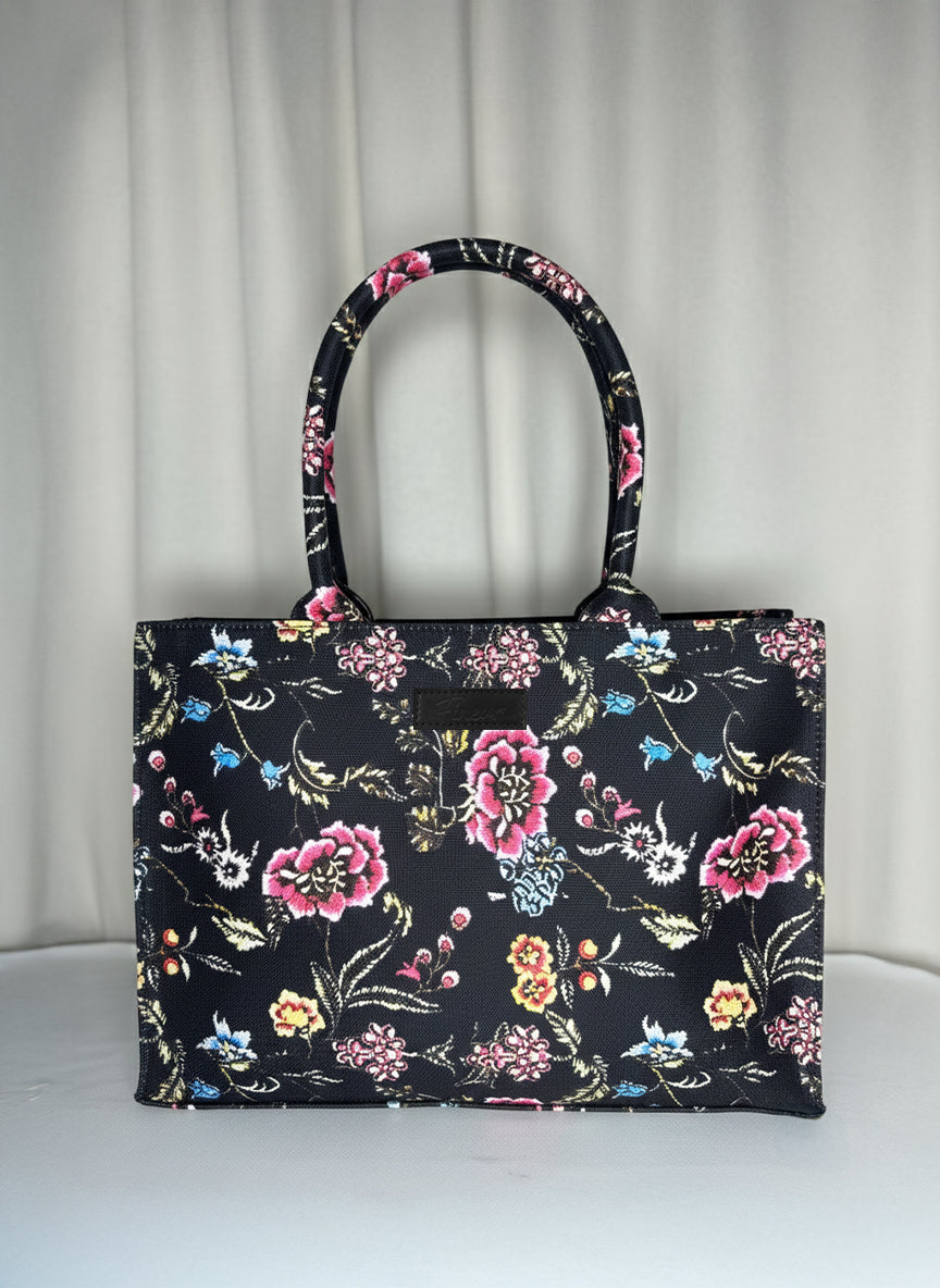 Fineur Canvas Tote Black Multi