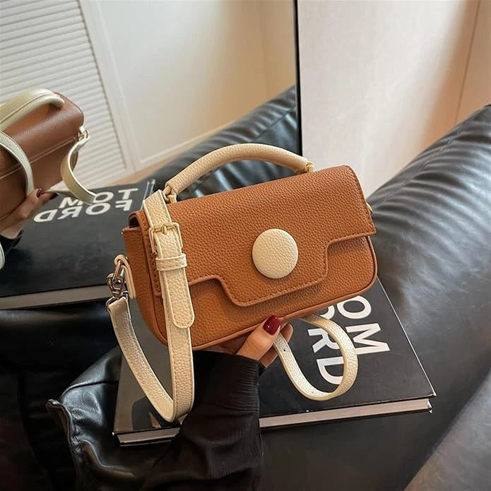 Fineur Handbag Dot Luxe - Mustard