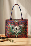 Fineur Canvas Tote Tiger Art