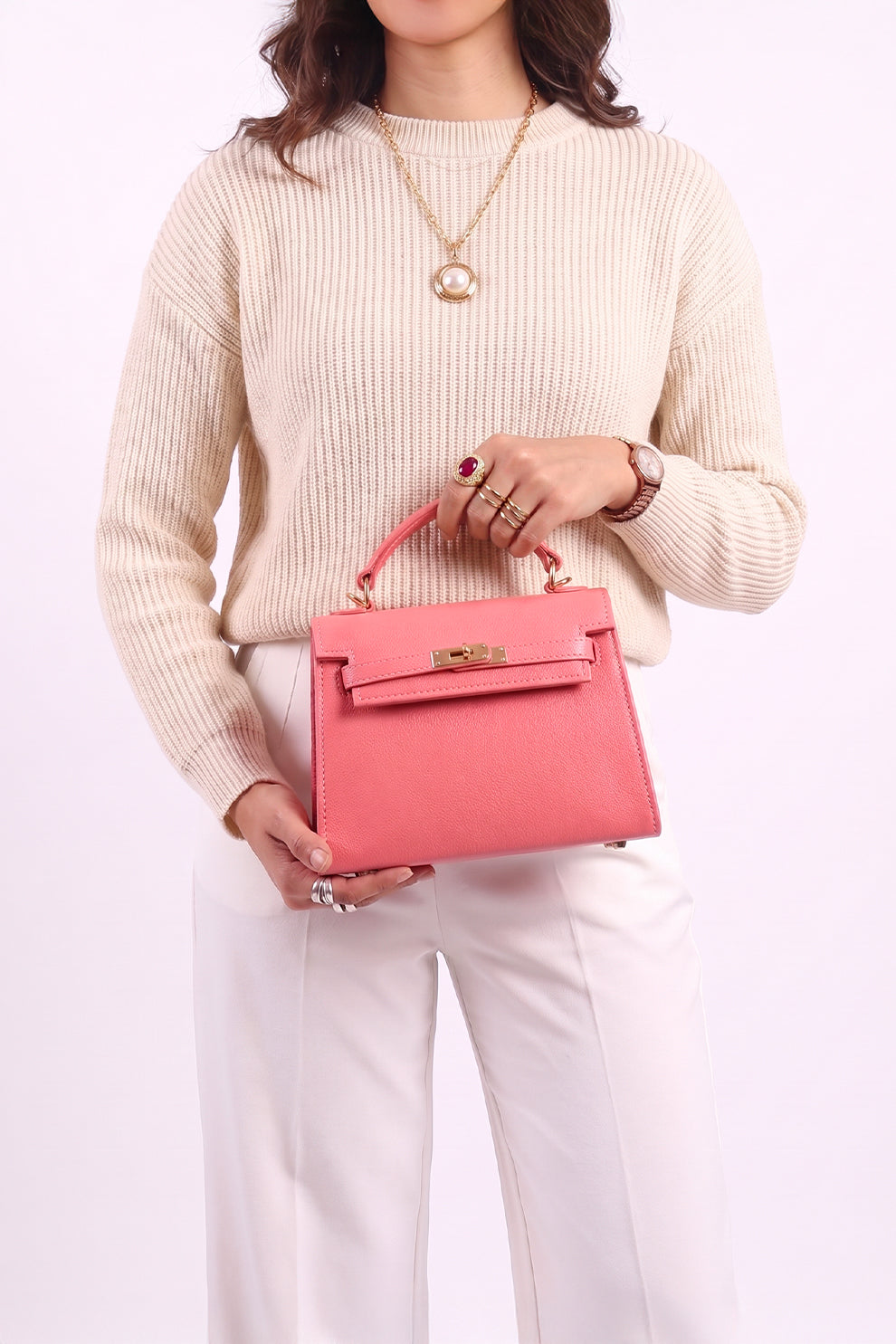 Fineur Handbag Mini Iconic - Soft Pink
