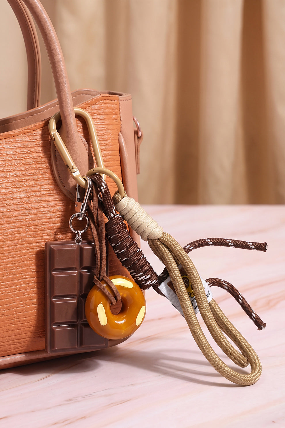 Keychain Caramel Cord
