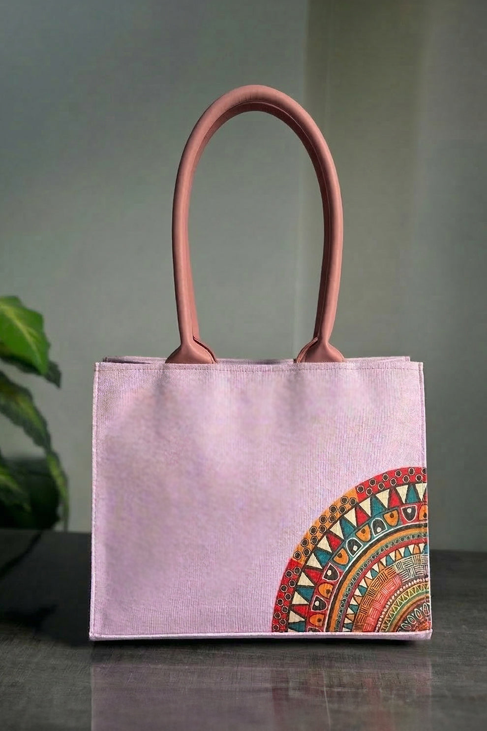 Fineur Mini Canvas Tote Desert Bloom - Rose Dust