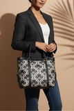Fineur Strap  Canvas Tote Bag Twilight Patels