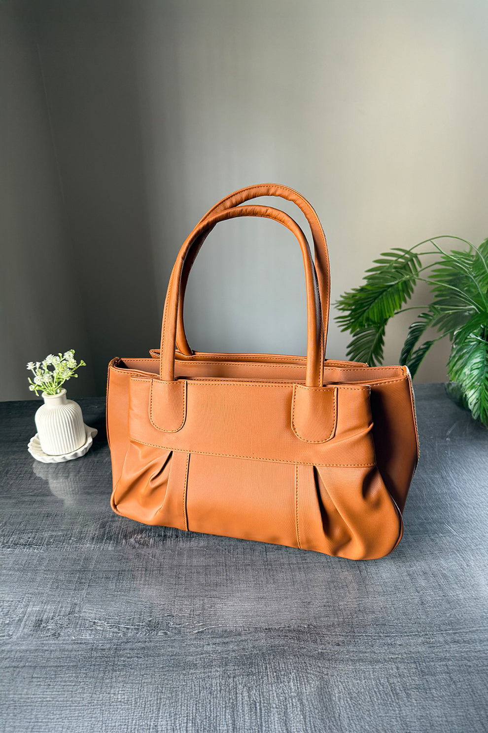 Fineur Shoulder Bag Puffy - Brown