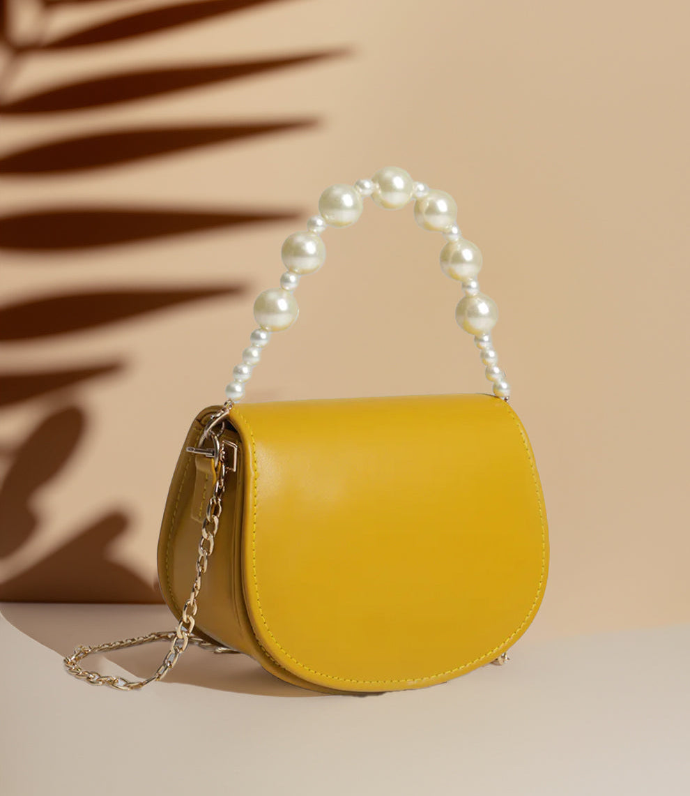 Affordable handbag with pearl detail for women by Fineur