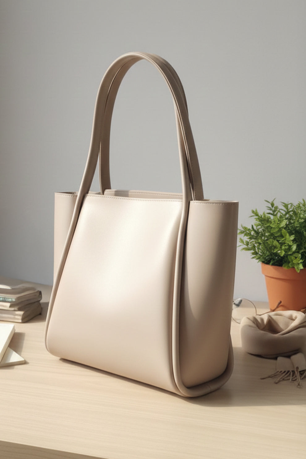 Fineur Tote Pyramid - Beige