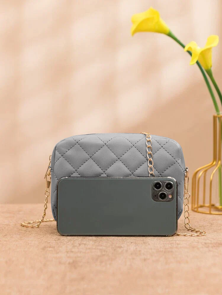 Urban Chic Crossbody Bag - Gray