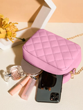 Urban Chic Crossbody Bag - Pink