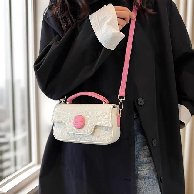 Fineur - Dot Luxe Crossbody Bag - White