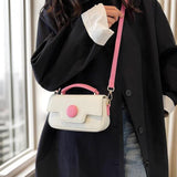Fineur - Dot Luxe Crossbody Bag - White