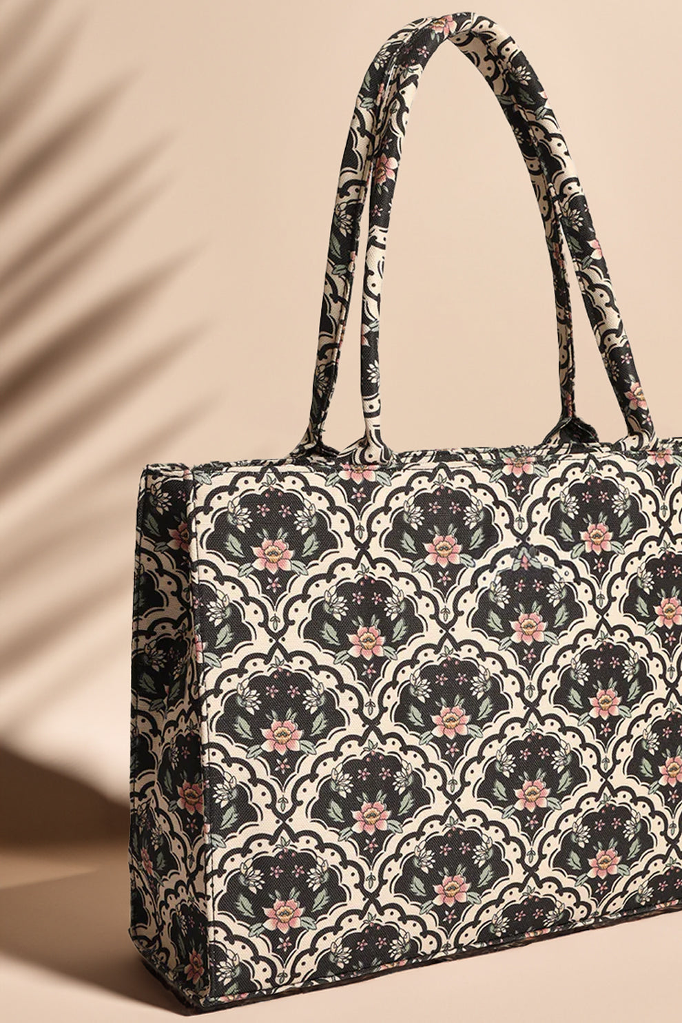 Fineur Canvas Tote Bag BlushLeaf
